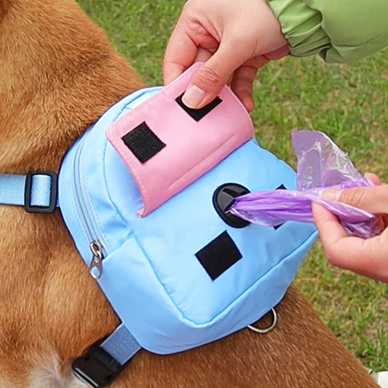 Mochila Para Cachorro Com Guia Peitoral Incluso ™