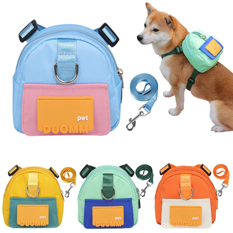 Mochila Para Cachorro Com Guia Peitoral Incluso ™