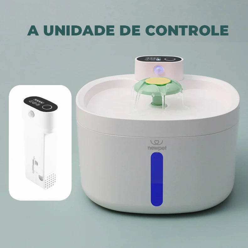 Fonte de Água para Gatos 2,4L - Bebedouro Sensor Automático ™