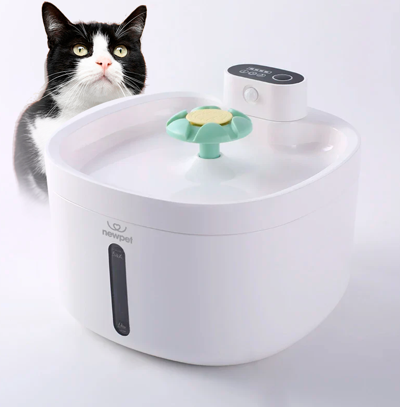 Fonte de Água para Gatos 2,4L - Bebedouro Sensor Automático ™